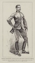 Kapitän Negroponte, Adjutant des Kronprinzen von Griechenland